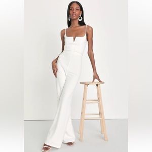 Wide leg jumpsuit